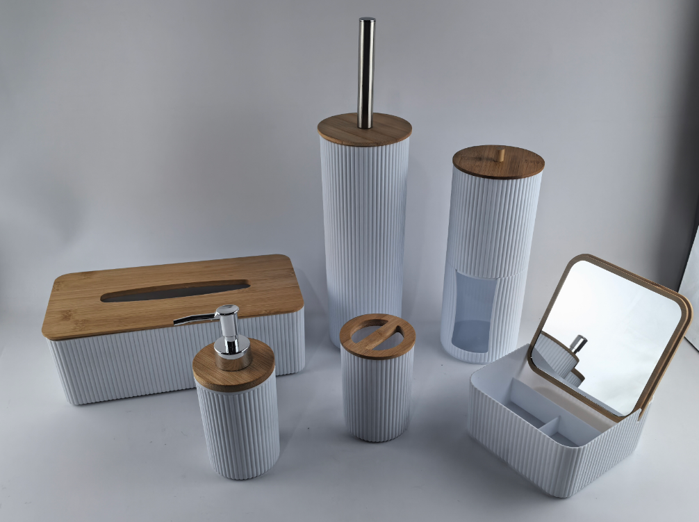 Bamboo-look bathroom series
