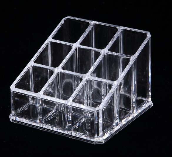 Clear vanity organizer