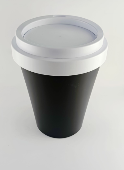 Coffee-cup waste bin