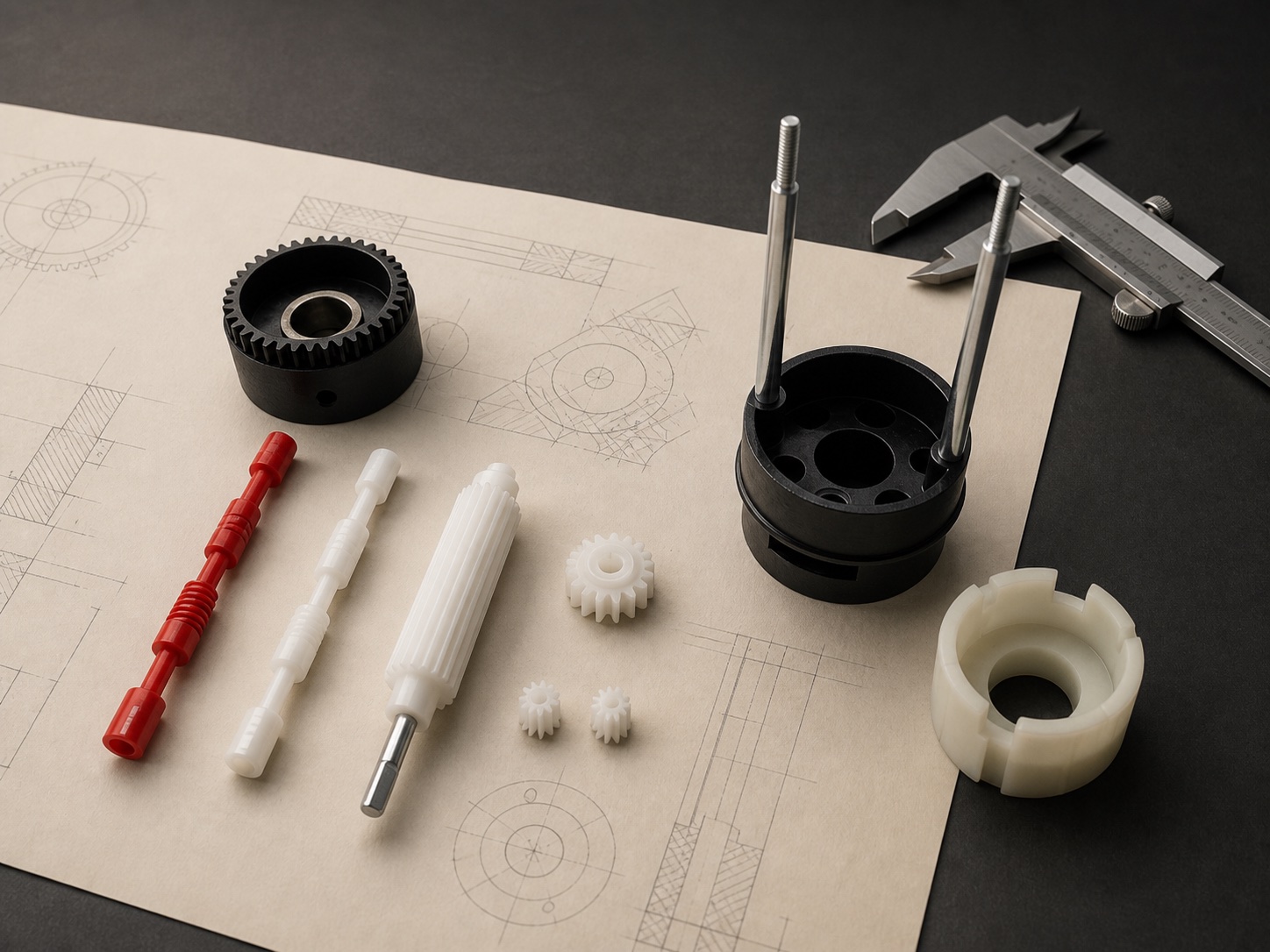 Visualized custom molded component development worktable