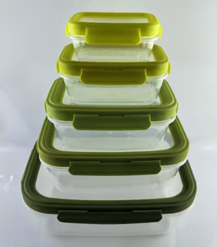 Lock-lid food container set