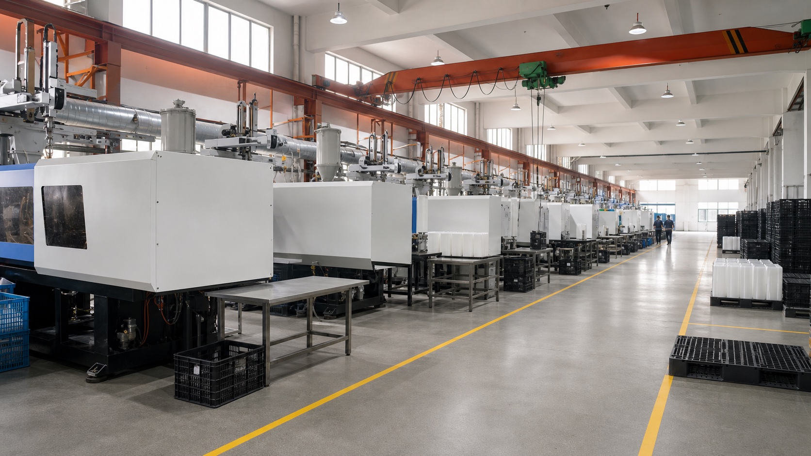 Visualized modern injection molding production environment